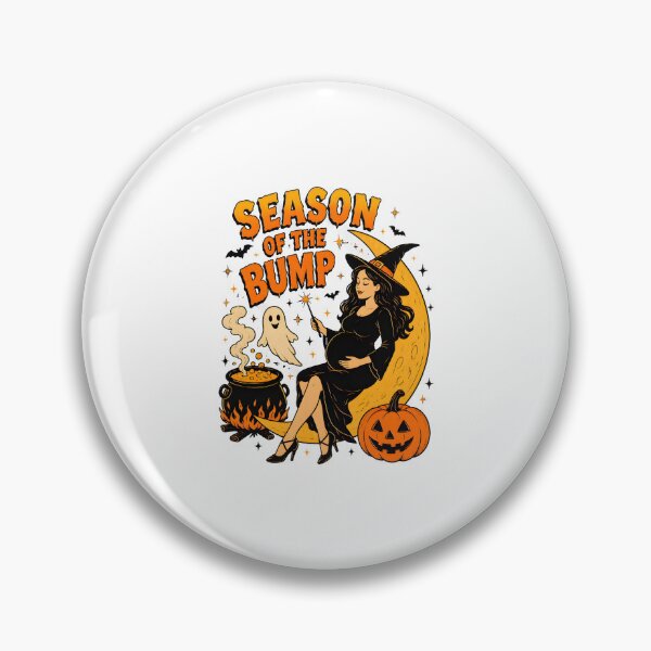 Item preview, season of the bump halloween pregnant witch designed and sold by JasonsSpider.