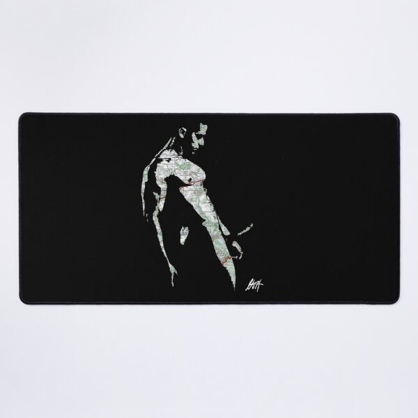 Item preview, Smooth Muscled Guy On His Knees Dick Out Map Art By NLMKArtStudio designed and sold by NLMKArtStudio.
