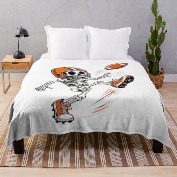 Item preview, skeleton football player running with football halloween designed and sold by JasonsSpider.