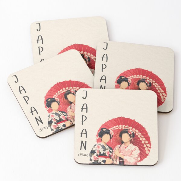 Item preview, Japanese Kimono & Red Umbrella – Traditional Japan Travel Illustration designed and sold by IslandWild Co.