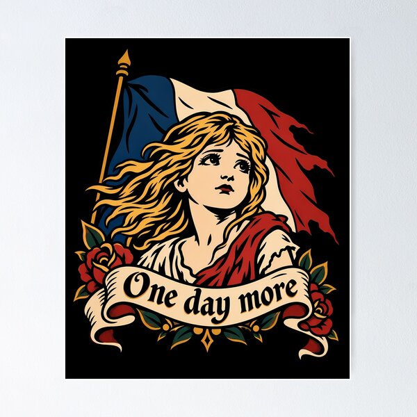 Artikelvorschau, Noch ein Tag, noch ein Tag – Les Misérables: Eine von der Revolution des 19. Jahrhunderts inspirierte Geschichte (Les Misérables) entworfen und verkauft von Bombergirls.