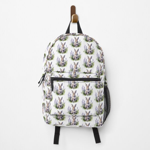 Item preview, Lupine Flower Bunny | Elegant Botanical Floral Art designed and sold by Mandayartstudio.