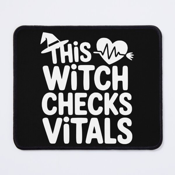 Item preview, This Witch Checks Vitals designed and sold by theartfulaspie.