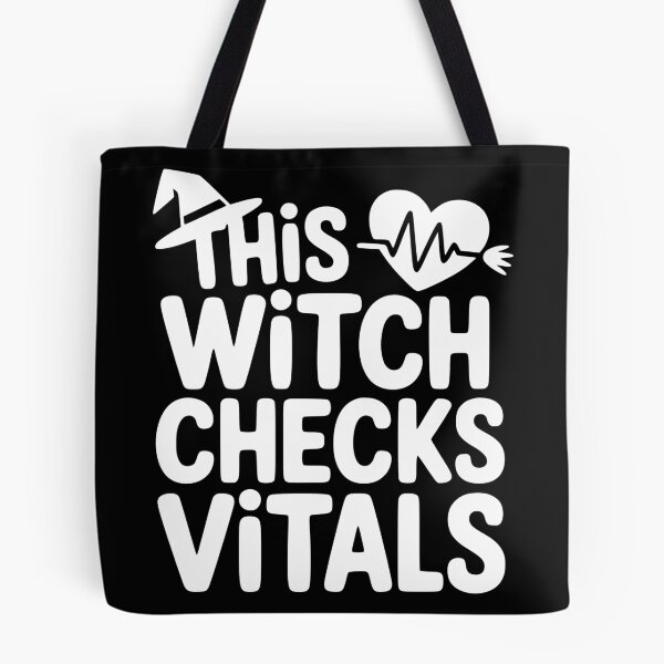 Item preview, This Witch Checks Vitals designed and sold by theartfulaspie.