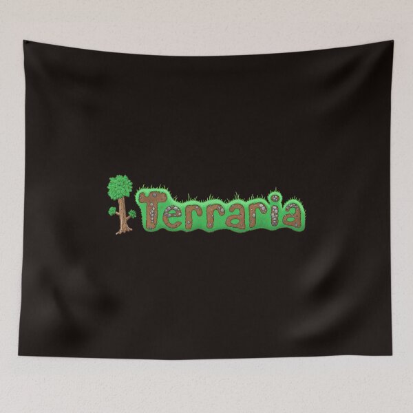 Item preview, Pixelated Terraria Style Landscape with Tree designed and sold by CatiaStudio.