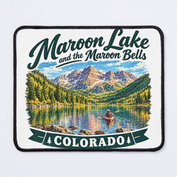 Item preview, Maroon Lake And The Maroon Bells Colorado - Travel Art designed and sold by francous03.
