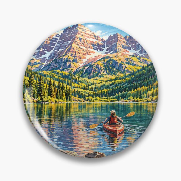 Item preview, Maroon Lake And The Maroon Bells Colorado - Travel Art designed and sold by francous03.