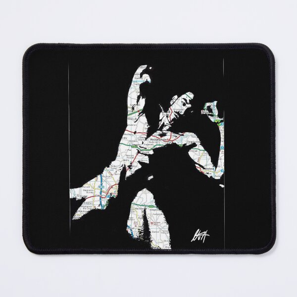 Item preview, Nude Muscled Gay Guy Map Art By NLMKArtStudio designed and sold by NLMKArtStudio.