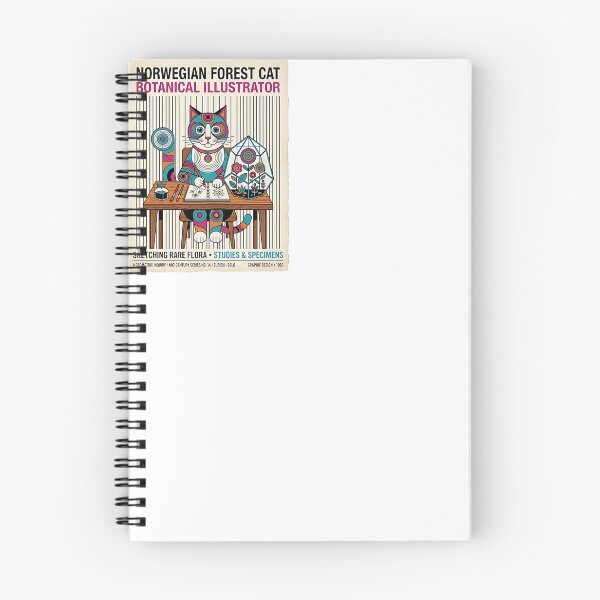 Item preview, Norwegian Forest Botanical Artist designed and sold by PictoVibe.