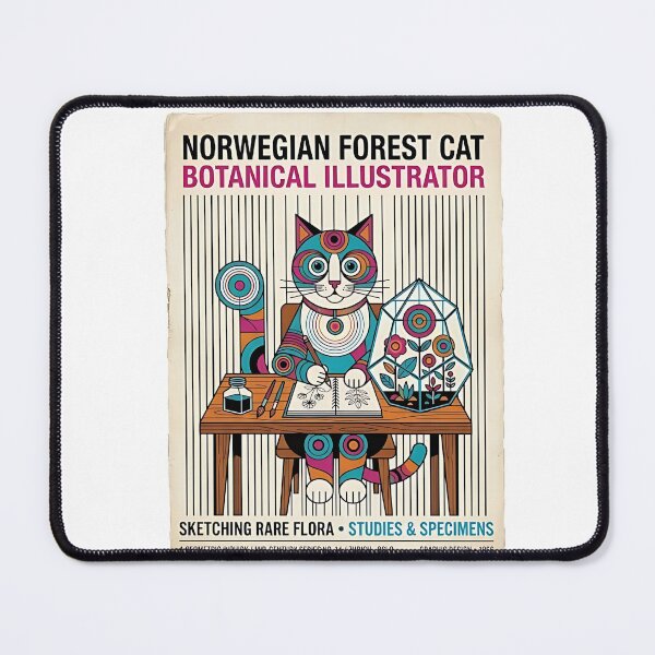 Item preview, Norwegian Forest Botanical Artist designed and sold by PictoVibe.