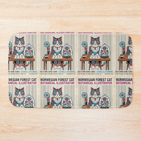 Item preview, Norwegian Forest Botanical Artist designed and sold by PictoVibe.