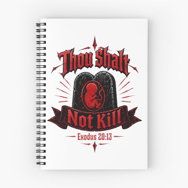 Item preview, thou shalt not kill fetus exodus 20_13 pro-life religious designed and sold by JasonsSpider.