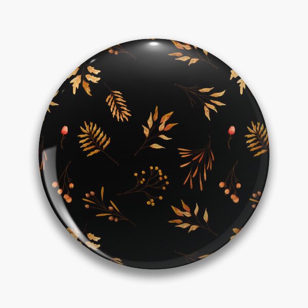 Item preview, Moody Autumn Botanical Amber Leaf designed and sold by FestivityFinds.