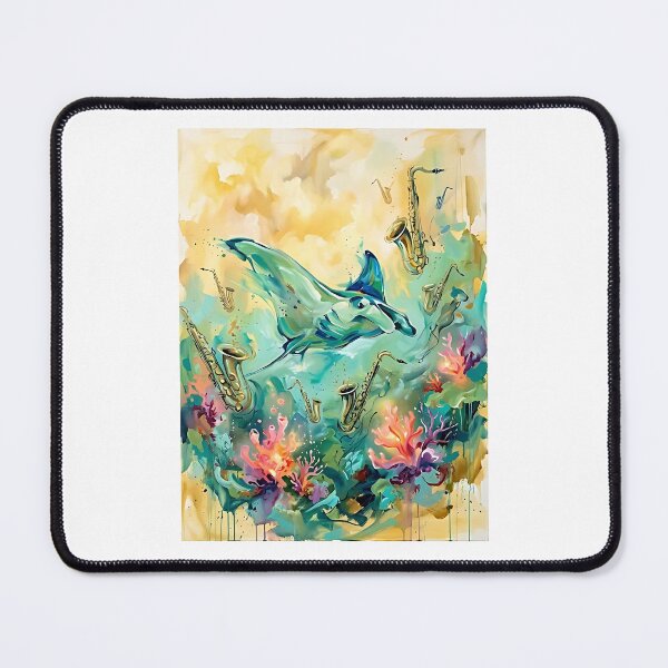 Item preview, Manta Ray Jazz Musician designed and sold by PictoVibe.
