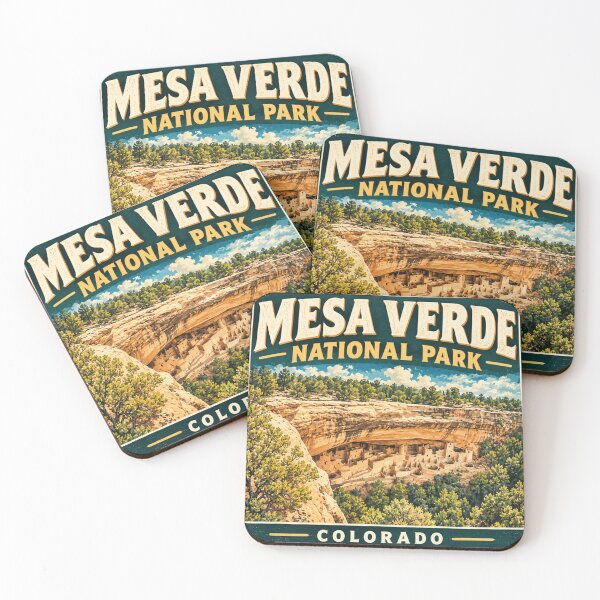 Artikelvorschau, Mesa Verde Nationalpark Colorado – Vintage-Reisekunst entworfen und verkauft von francous03.
