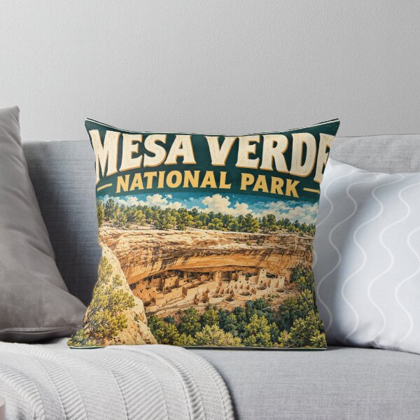 Item preview, Mesa Verde National Park Colorado - Vintage Travel Art designed and sold by francous03.