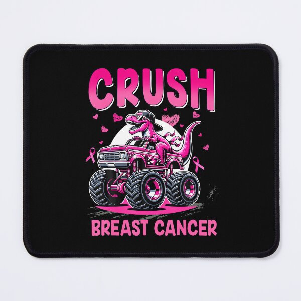 Item preview, Crush Breast Cancer Awareness Monster Truck Kids designed and sold by Khescoiu.