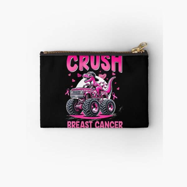 Item preview, Crush Breast Cancer Awareness Monster Truck Kids designed and sold by Khescoiu.