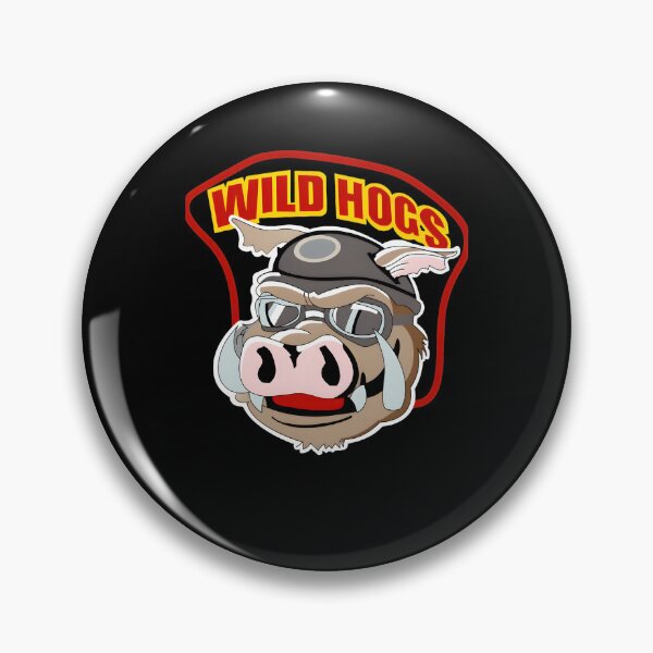 Item preview, Wild Hogss Boar Biker Helmet Goggles Cartoon designed and sold by PillowPaws.