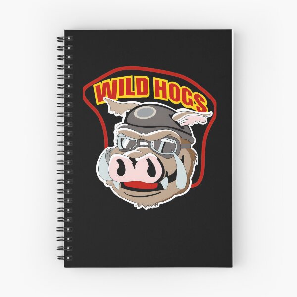 Item preview, Wild Hogss Boar Biker Helmet Goggles Cartoon designed and sold by PillowPaws.