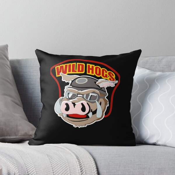 Item preview, Wild Hogss Boar Biker Helmet Goggles Cartoon designed and sold by PillowPaws.