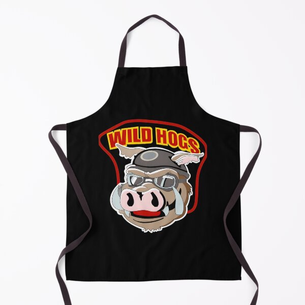 Item preview, Wild Hogss Boar Biker Helmet Goggles Cartoon designed and sold by PillowPaws.