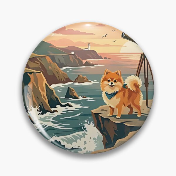 Item preview, Pomeranian Coastal Explorer designed and sold by PictoVibe.