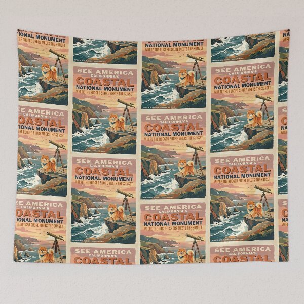 Item preview, Pomeranian Coastal Explorer designed and sold by PictoVibe.