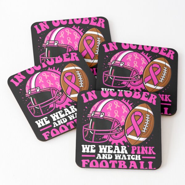 Item preview, Breast Cancer Awareness Women Football Wear Pink designed and sold by LouisaOReilly.