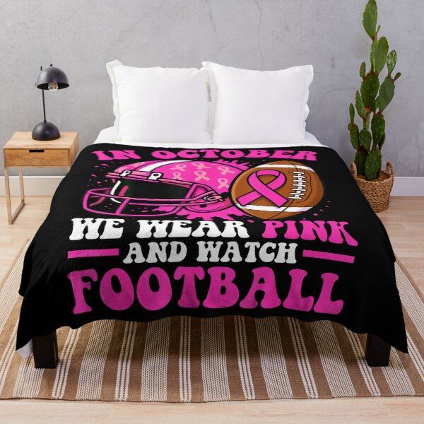 Item preview, Breast Cancer Awareness Women Football Wear Pink designed and sold by LouisaOReilly.