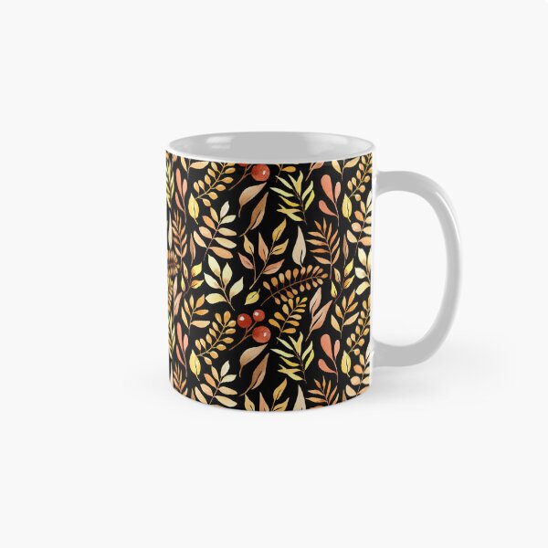 Item preview, Watercolor Golden Autumn Leaf Berry designed and sold by FestivityFinds.