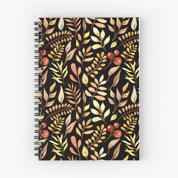 Item preview, Watercolor Golden Autumn Leaf Berry designed and sold by FestivityFinds.