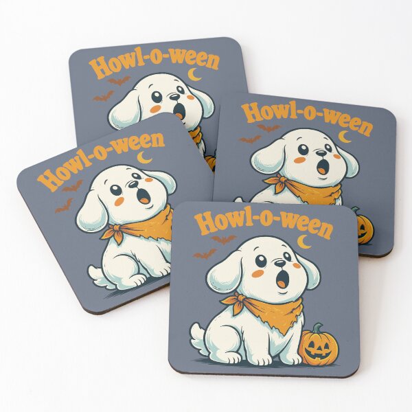 Item preview, Howl-o-ween Pup designed and sold by Ghost on Toast.