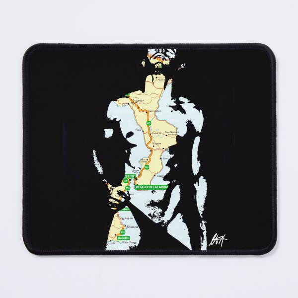 Item preview, Toned Gay Twink In Tight Underwear Map Art By NLMKArtStudio designed and sold by NLMKArtStudio.