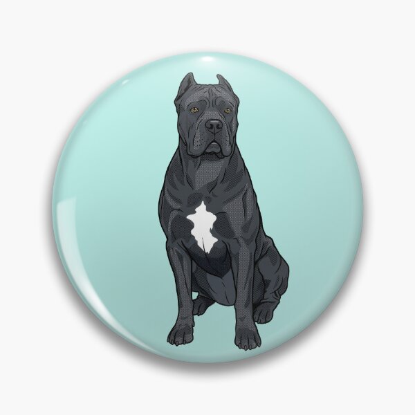 Item preview, Grey Cane Corso Pop Art Comic Illustration designed and sold by Terry Bain.