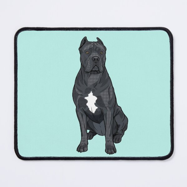 Item preview, Grey Cane Corso Pop Art Comic Illustration designed and sold by Terry Bain.