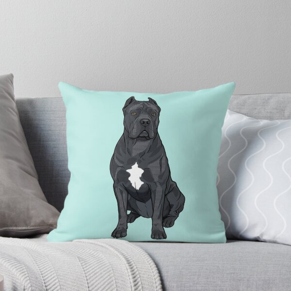 Item preview, Grey Cane Corso Pop Art Comic Illustration designed and sold by Terry Bain.
