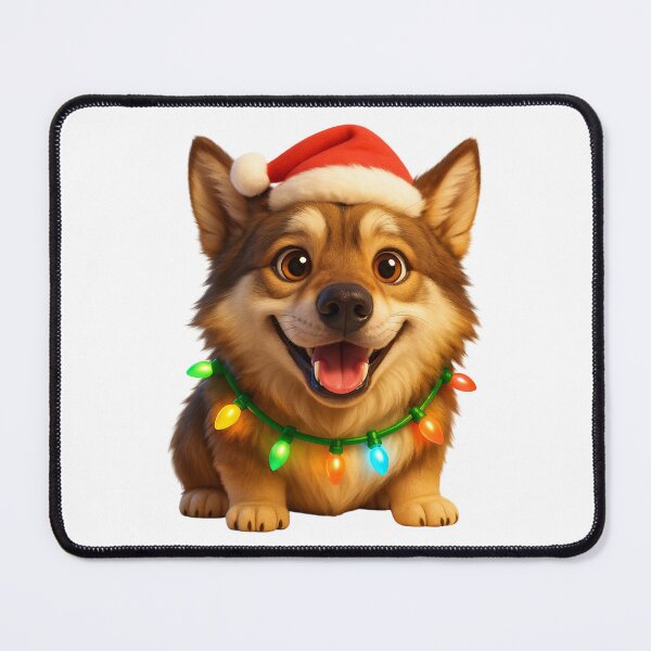 Item preview, Saarloos Wolfdog Christmas Sparkle designed and sold by Sillytoe.