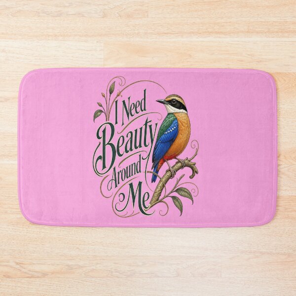 Item preview, Fairy Pitta Shirt - I Need Beauty Around Me - Art Nouveau Exotic Bird Tee - Vintage Botanical Aesthetic Graphic designed and sold by Max Store.