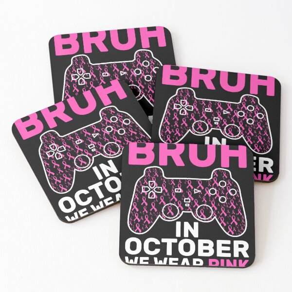 Item preview, Bruh In October Wear Pink Breast Cancer Kids Boys designed and sold by LouisaOReilly.