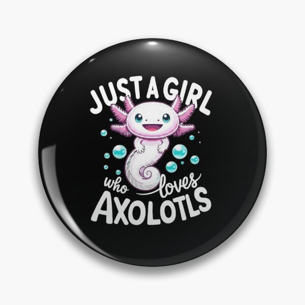 Item preview, Just a Girl Who Loves Axolotls Cute Bubble Design designed and sold by MiALopezArt.