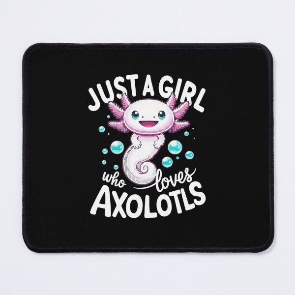 Item preview, Just a Girl Who Loves Axolotls Cute Bubble Design designed and sold by MiALopezArt.