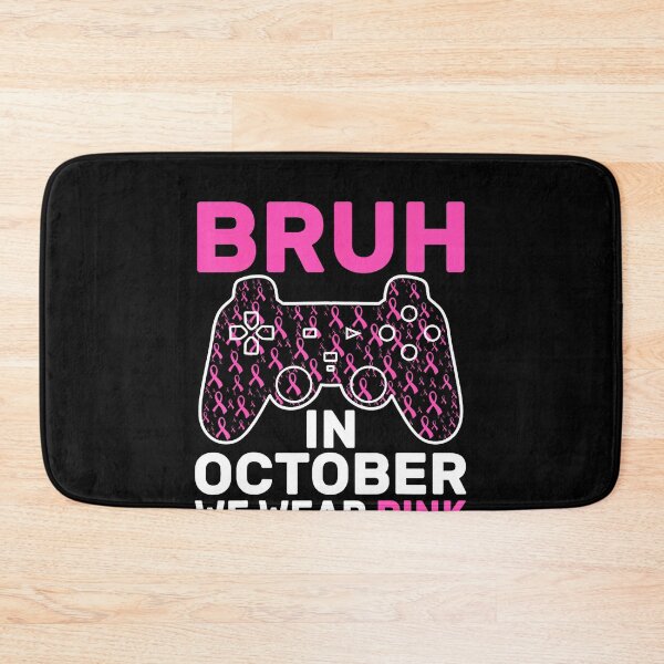 Item preview, Bruh In October Wear Pink Breast Cancer Kids Boys designed and sold by LouisaOReilly.