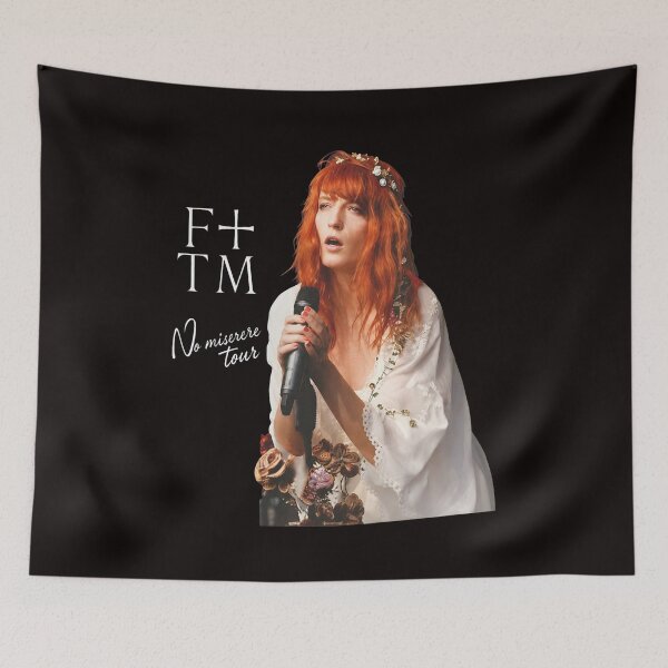 Item preview, Florence Welch Singer Floral Crown Art designed and sold by CuteartBySakura.