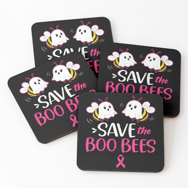 Item preview, Funny Breast Cancer Ghost Bee Halloween Pink Ribbon designed and sold by Khescoiu.