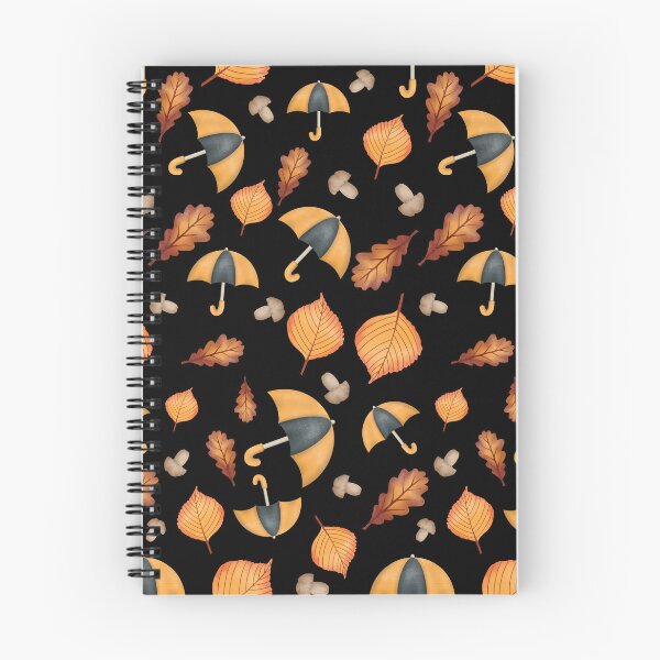 Item preview, Rainy Autumn Yellow Umbrella Leaf Mushroom designed and sold by FestivityFinds.