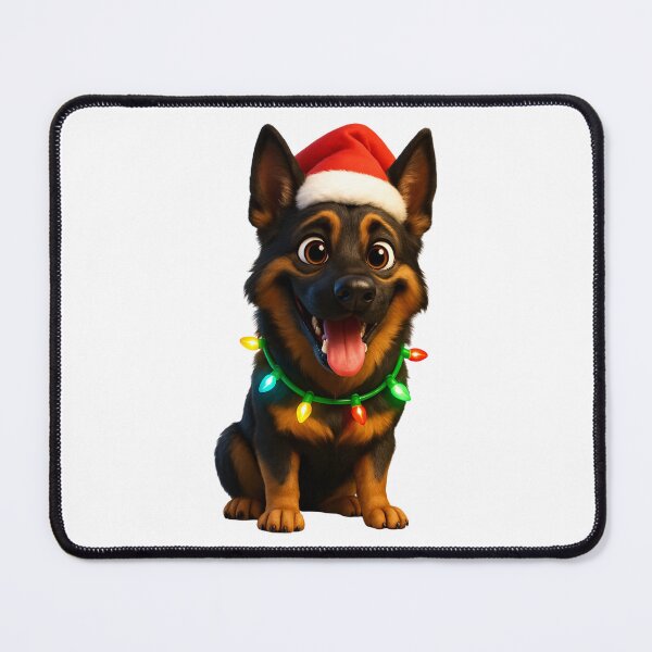 Item preview, Sable Black German Shepherd Christmas Cheer designed and sold by Sillytoe.