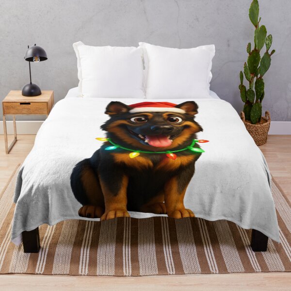 Item preview, Sable Black German Shepherd Christmas Cheer designed and sold by Sillytoe.