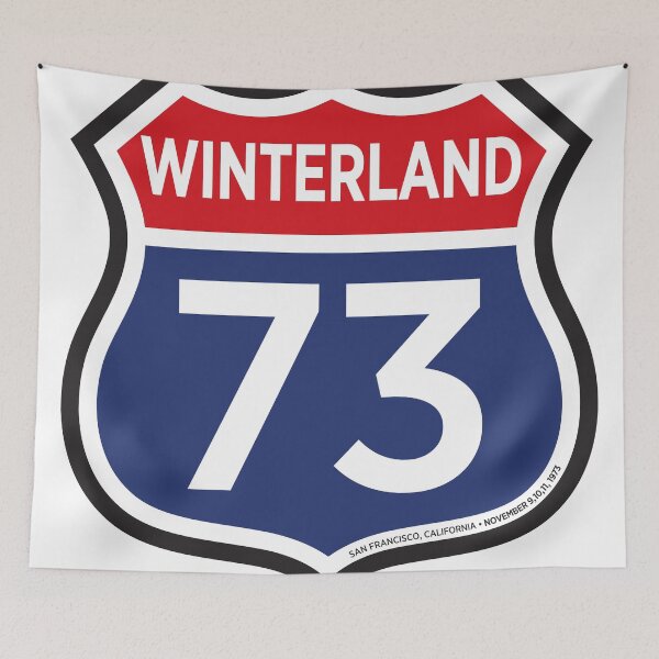 Item preview, Winterland Ballroom 1973 San Francisco, CA Dead Head Concert Tour Route Road Sign designed and sold by Fallingardor.