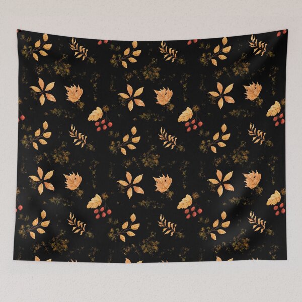 Artikelvorschau, Golden Autumn Leaf Rosehappy Black Hardcover Journal Dark Academia entworfen und verkauft von FestivityFinds.